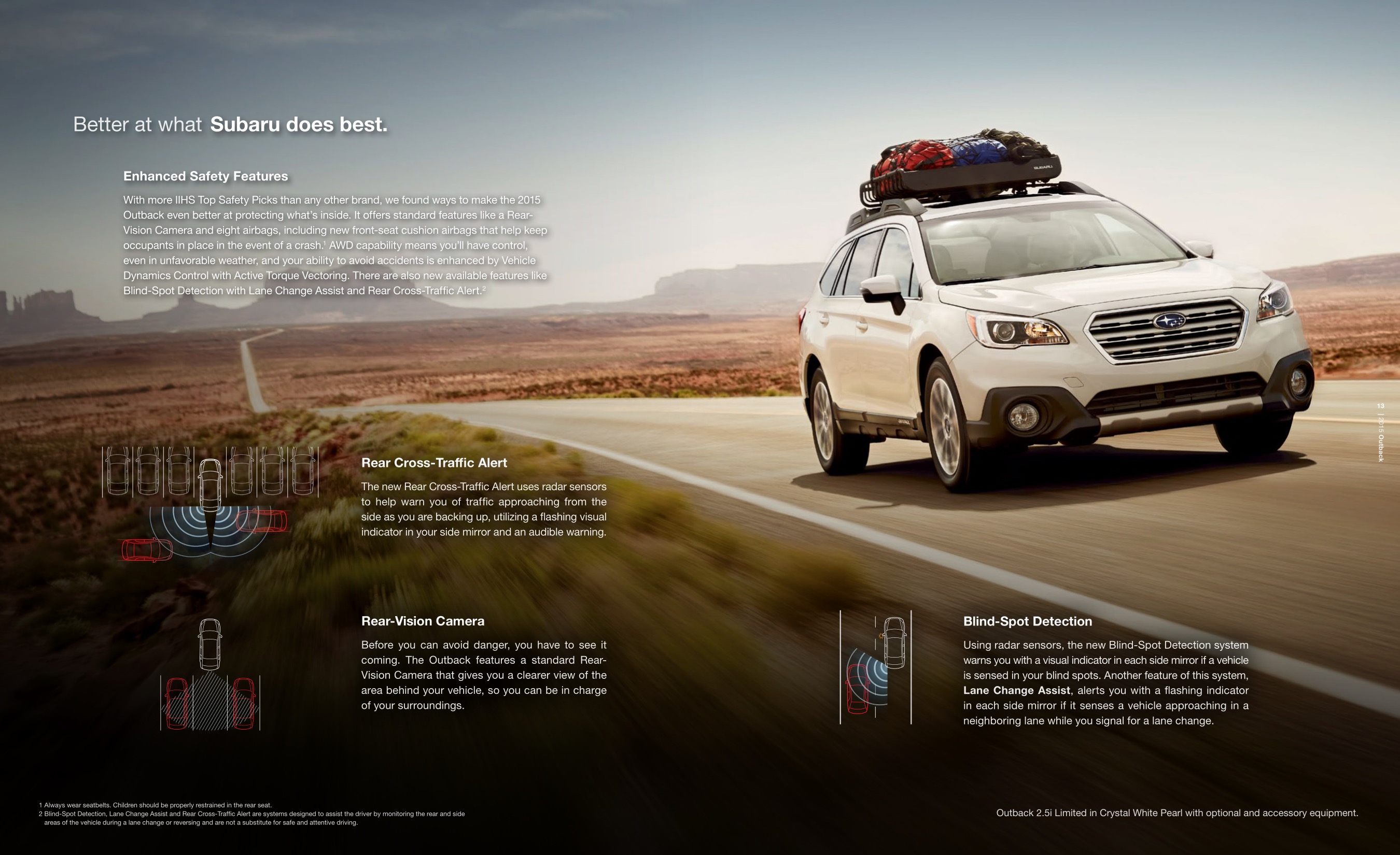 2015 Subaru Outback Brochure Page 4